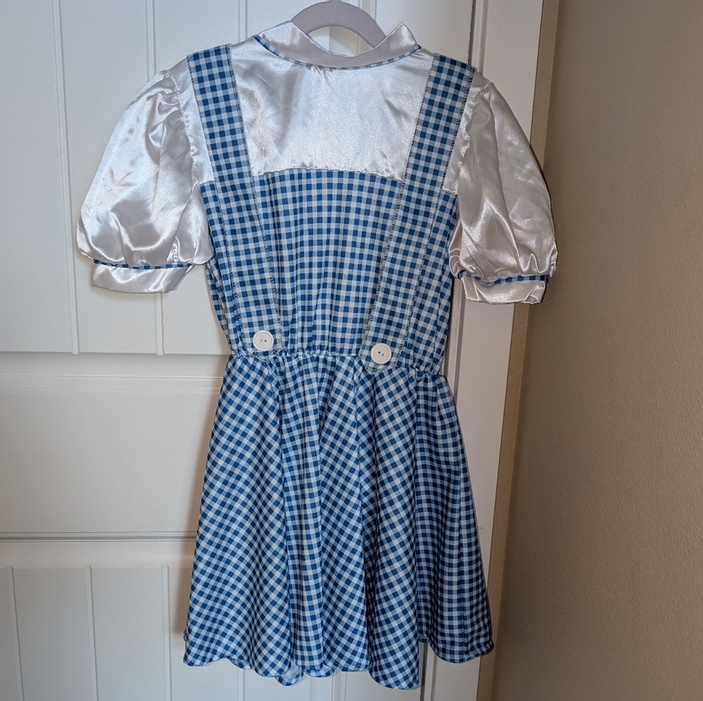 Box#31  ♨️ 5 For $30 ♨️  Wizard Of Oz Dorothy Blue & White Gingham Costume Dress
